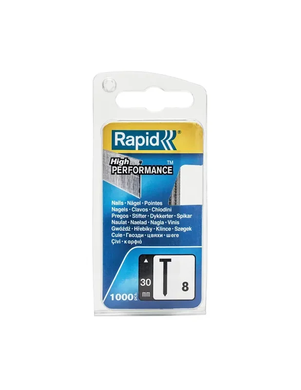 Blister 1000 clavos nº8 30mm 40109536 rapid 3221631095365 19850 RAPID