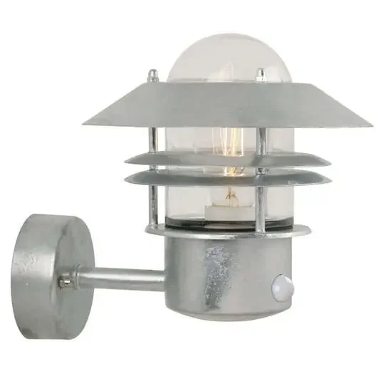 Blokhus Up Aplique de Pared w/Sensor Galvanised – Nordlux