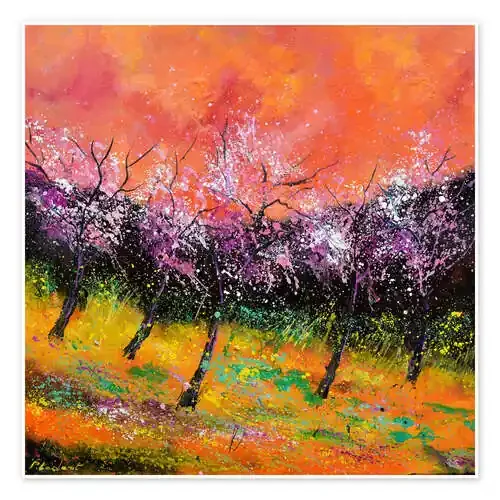 Blooming trees in spring de Pol Ledent