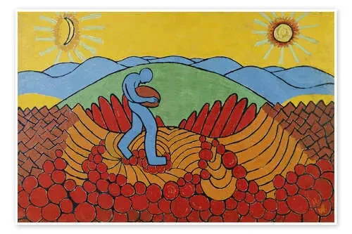 Blue Sower, 1911 de Wilhelm Morgner ARTOTHEK