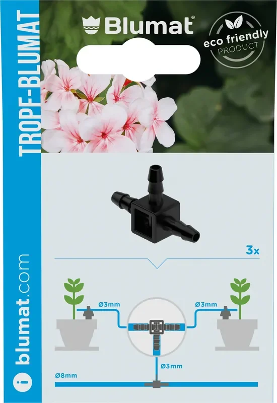 Blumat Mini Conector, 3 Unidades