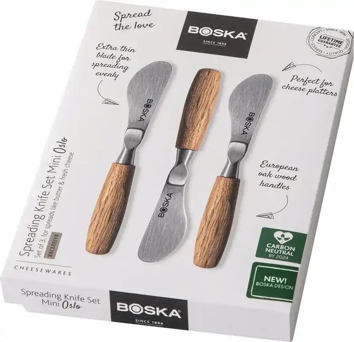 Boska Set de 3 Cuchillos para untar Oslo – Mini