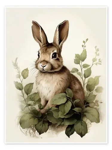 Bunny in the bushes de Olga Telnova