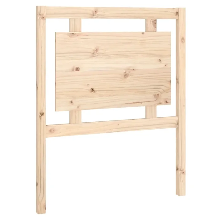 Cabecero de cama madera maciza de pino 80,5x4x100 cm