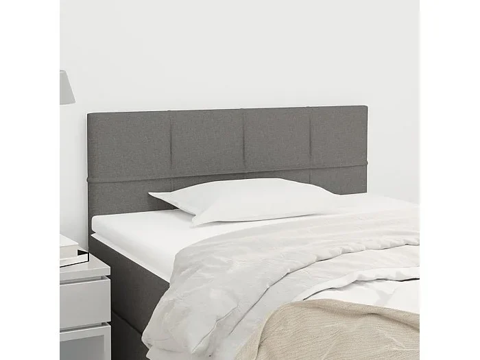 Cabecero Gris Oscuro 100x5x78/88 cm Tela