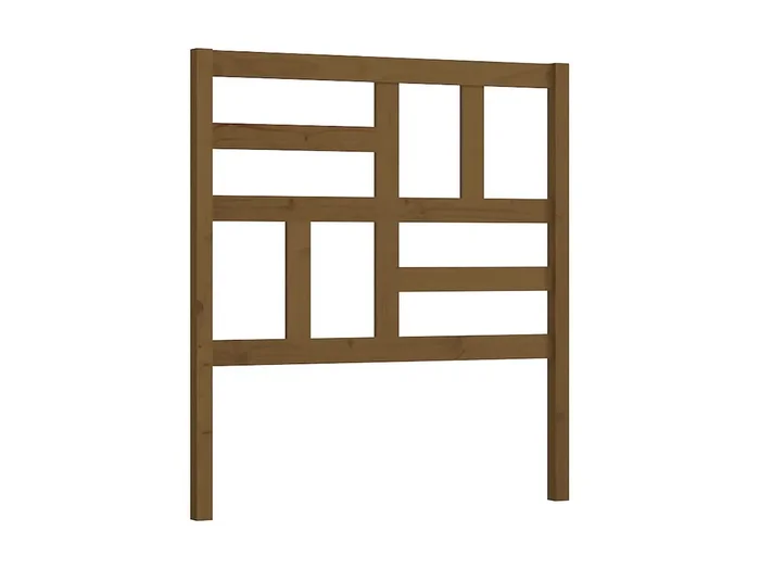 Cabecero marrón miel 81x4x104 cm Madera maciza de pino