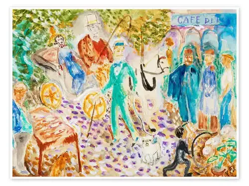 Calle parisina de Nils von Dardel Master Collection