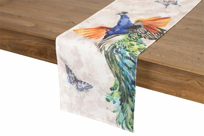 Camino Mesa Cameo Pavo Real 33×180 Cm