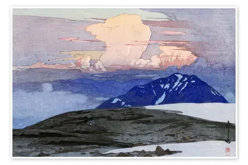Camping en la montaña Washiba de Yoshida Hiroshi Master Collection
