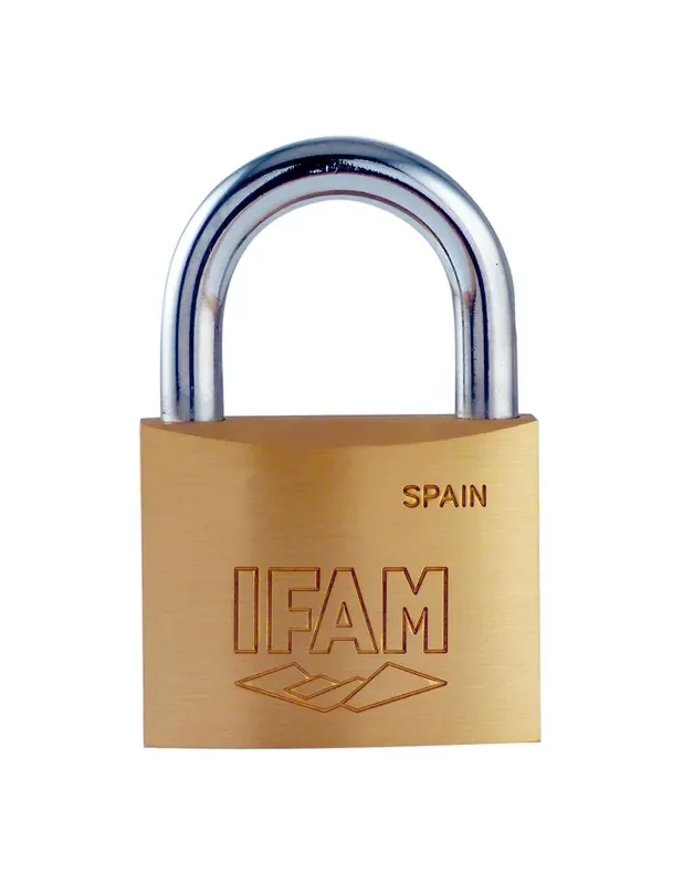 Candado k40. latón. 40mm. con 2 llaves. arco normal. ifam 8420078981285 87641 IFAM