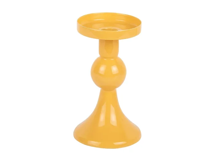 Candelabro Funky Pequeño – Amarillo Brillante