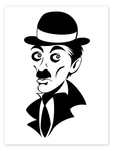 Caricature of Charlie Chaplin, actor and director de Neale Osborne Bridgeman Images