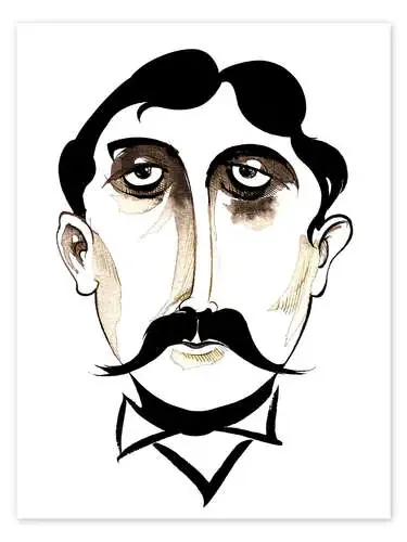 Caricature of Marcel Proust, writer de Neale Osborne Bridgeman Images