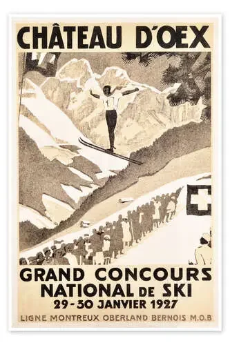 Castillo D‘Oex (francés) de Vintage Ski Collection