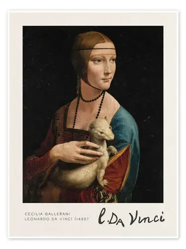 Cecilia Gallerani de Leonardo da Vinci Exhibition Posters