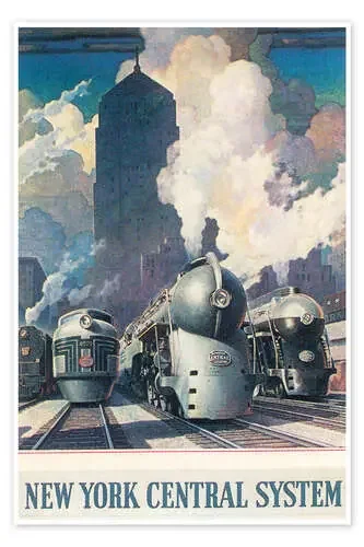 Central de Nueva York (inglés) de Vintage Travel Collection