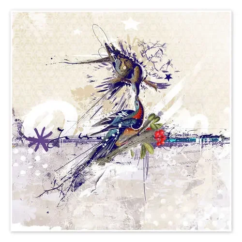 Cherry Blossom Birds, 2018 de Teis Albers Bridgeman Images
