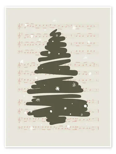 Christmas music tree de Olga Telnova
