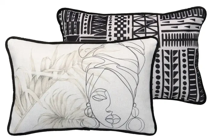 COJIN MUJER FORMAS GEOMETRICAS 45x13x30 CM – Min.2 uds