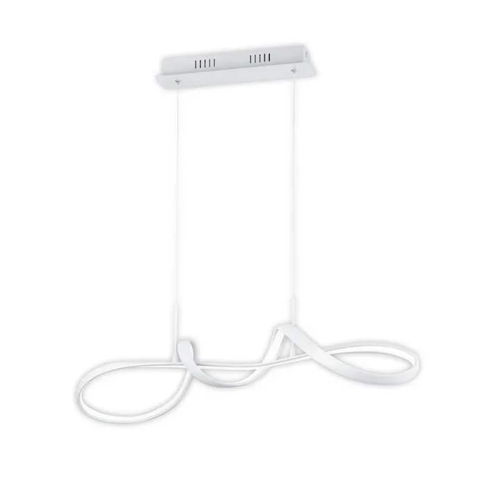 Colgante LED Perugia interruptor atenuación blanco