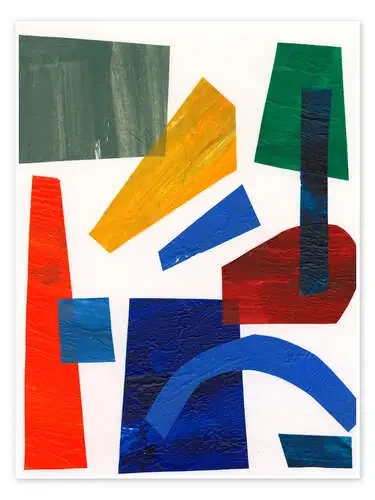 Colorful Shapes I de Regina Moore World Art Group