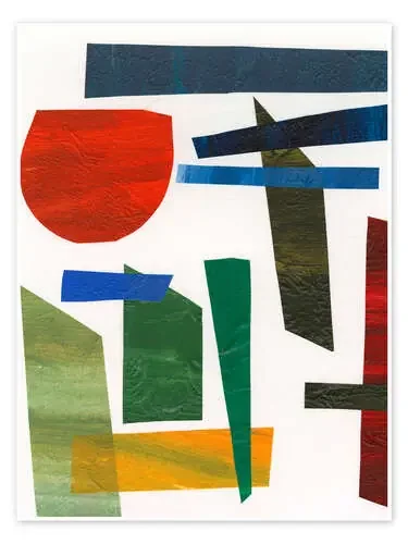 Colorful shapes II de Regina Moore World Art Group
