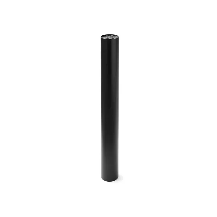 COLUMNA DE ACERO DE 1070 MM DE ALTURA CON Ø76 EN NEGRO MATE
