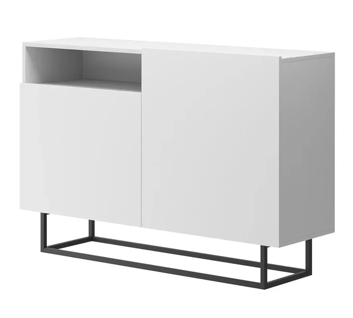 Cómoda ENJOY EK120 diseño minimalista con cajones 120x37x82 cm Blanco