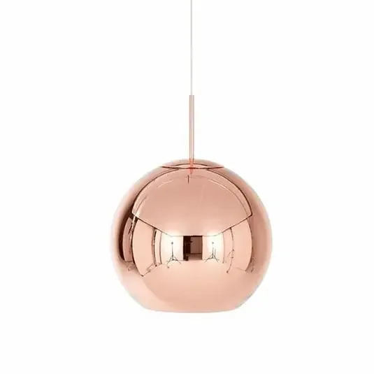 Copper Round LED Lámpara Colgante Ø45 Copper – Tom Dixon