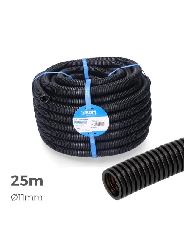Corrugado para interior medida 11mm ce m-16 25m edm 8425998662047 66204 EDM