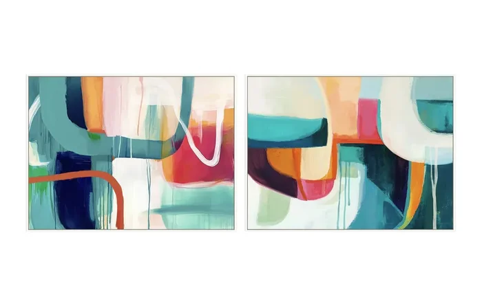Cuadro Lienzo Ps 120X4X90 Abstracto 2 Surt.