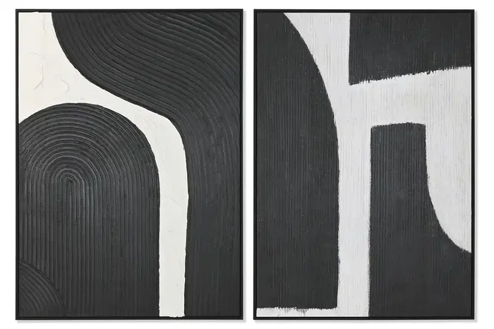 Cuadro Madera 102,6X4,3X142,6 Abstracto 2 Surt.