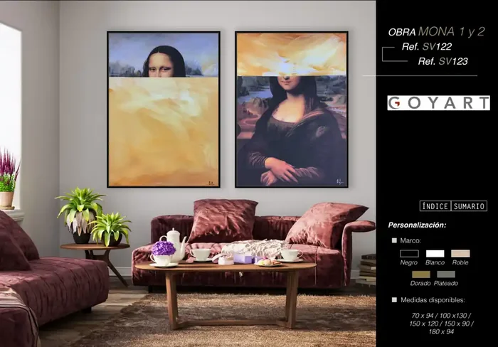 Cuadro Original Mona