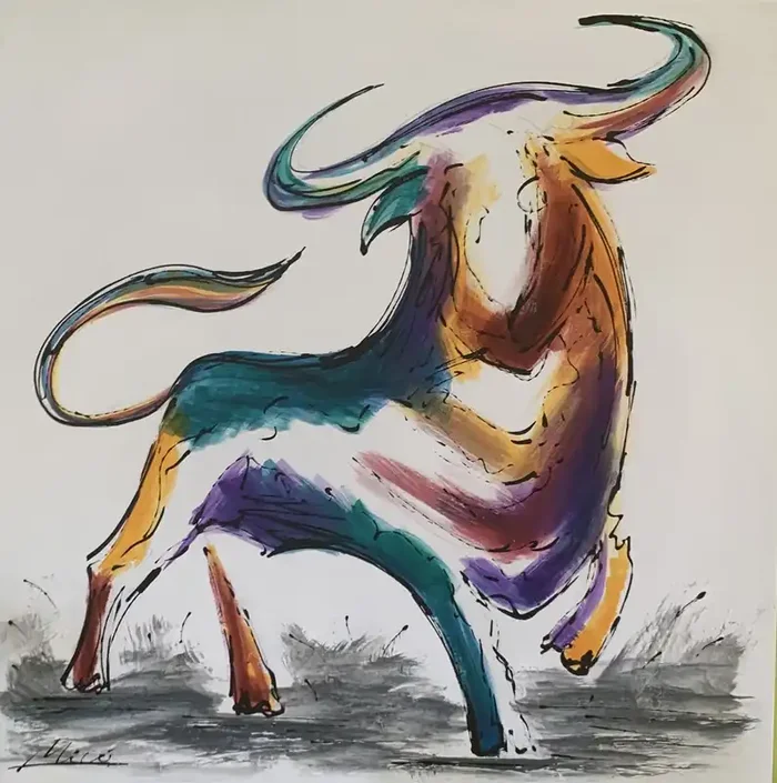 Cuadro toro original
