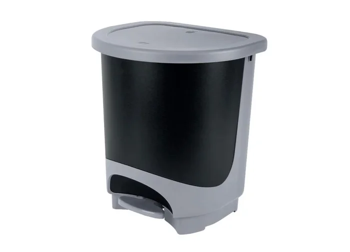 Cubo con pedal JUYPAL 30 litros PLATA