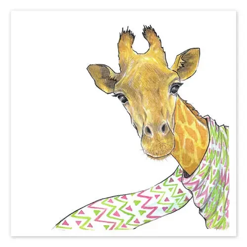 Cute giraffe with scarf de EDrawings38