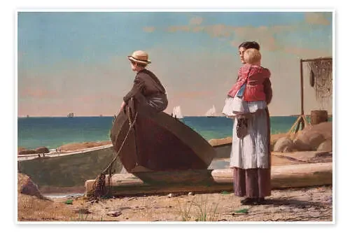 Dad’s Coming de Winslow Homer akg-images