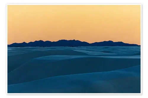 Desert landscape at dusk, Soccoro, New Mexico de Todd Gustafson Panoramic Images