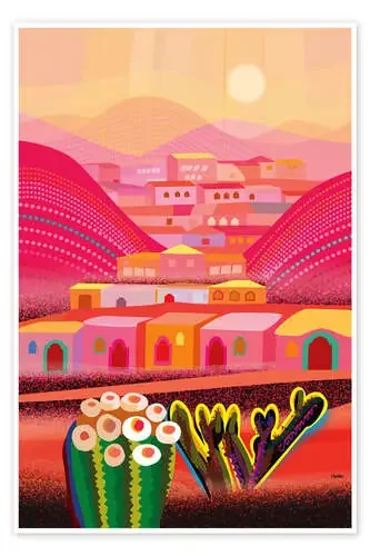 Desert Village de Charles Harker