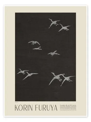 Design 347, Shin-bijutsukai, 1902 de Korin Furuya Exhibition Posters