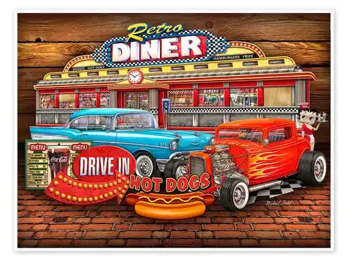 Diner retro de Michael Fishel Big Vision Publishing