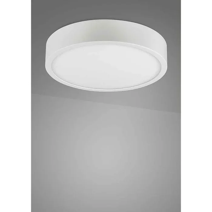 downlight acrilico color blanco serie saona 12cm
