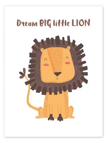 Dream big little lion de Marta Munte