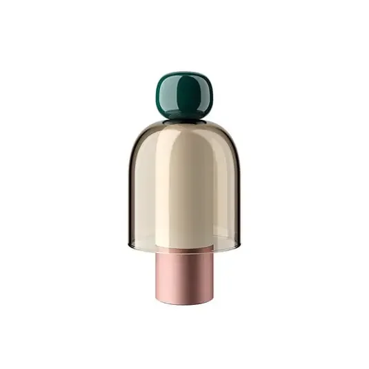 Easy Peasy ToGo Lámpara de Sobremesa Verde Kelp/Miel/Oro Rosa – Lodes