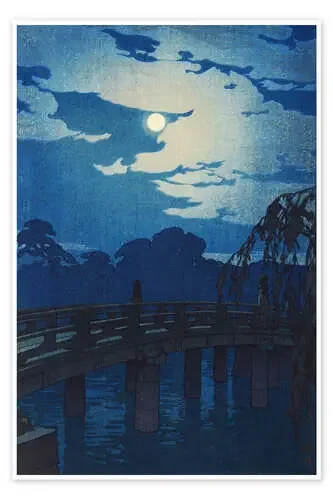 El puente de Hirakawa de Yoshida Hiroshi akg-images