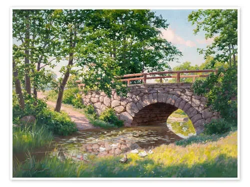 El viejo puente de Johan Krouthén Master Collection