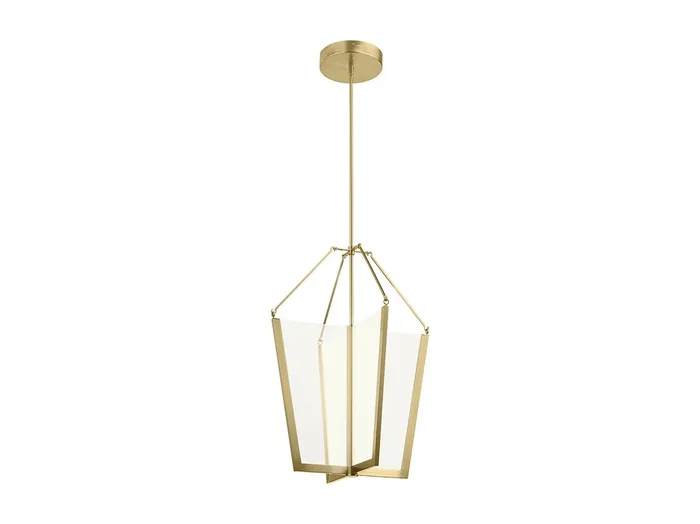 Elstead Kichler Calters Integrerad LED-taklampa Champagne Guld, 3000K