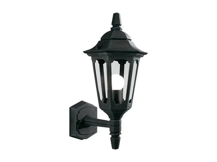Elstead Parish 1 Ljus Utomhusvägglykta Ljus Svart IP44, E27