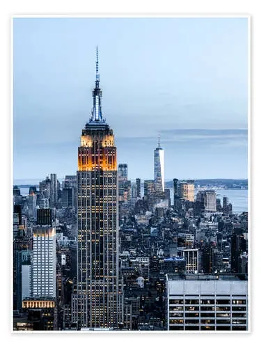 Empire State Building in the evening light, New York City de Nikita Abakumov