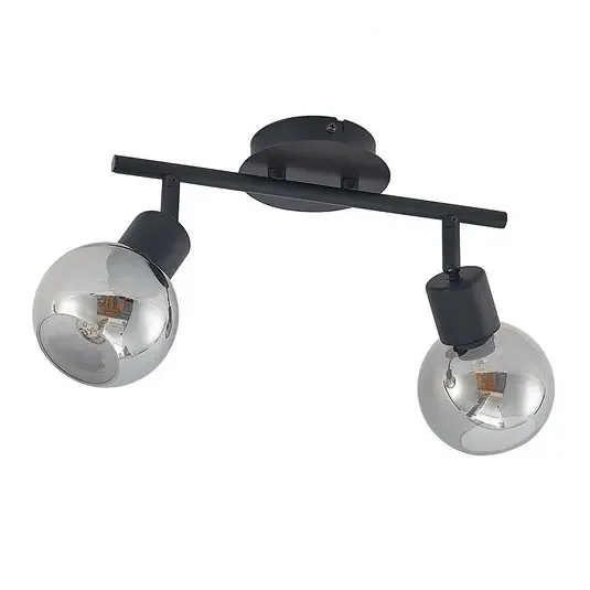 Eridia 2 Lámpara de Techo Black – Lindby